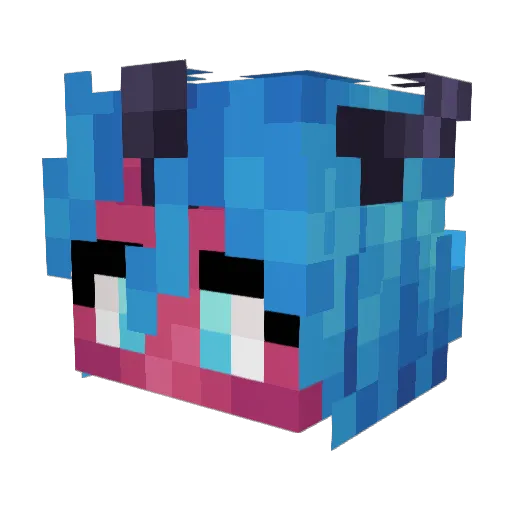sen1030 Minecraft avatar head, 3D render