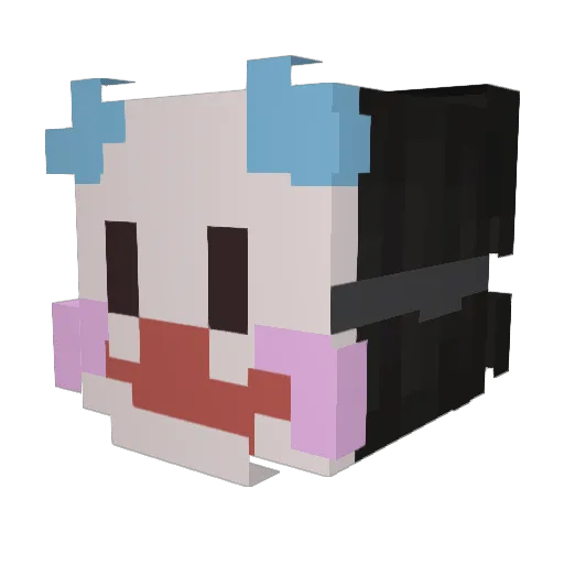 sen1sql Minecraft avatar head, 3D render