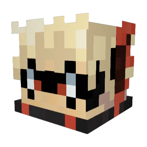 sena0123 Minecraft avatar head, 3D render