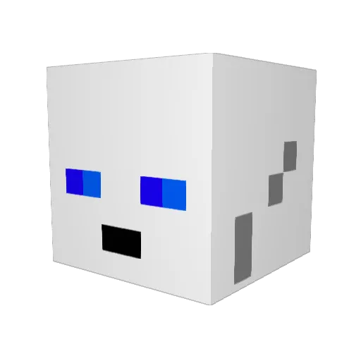 sena8264 Minecraft avatar head, 3D render