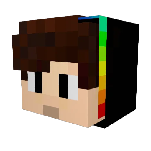 senators64 Minecraft avatar head, 3D render