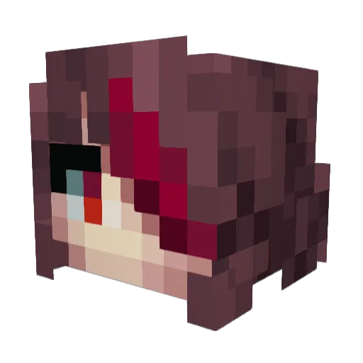 senatorwong Minecraft avatar head, 3D render