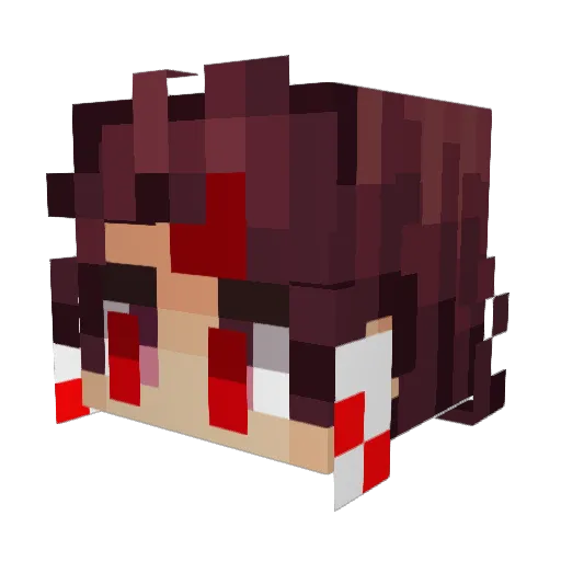 sencarity Minecraft avatar head, 3D render