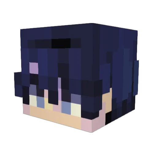 sendaero Minecraft avatar head, 3D render