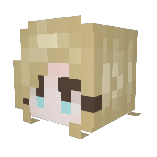 sengf Minecraft avatar head, 3D render
