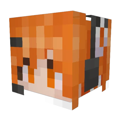 senguyen Minecraft avatar head, 3D render