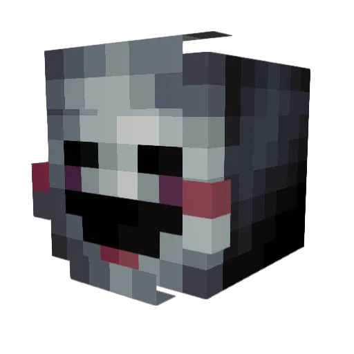seni228337 Minecraft avatar head, 3D render