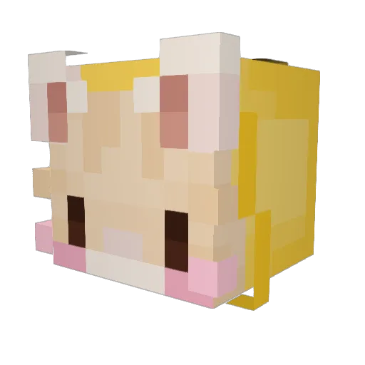 senkiza Minecraft avatar head, 3D render