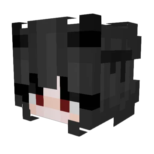senko69 Minecraft avatar head, 3D render