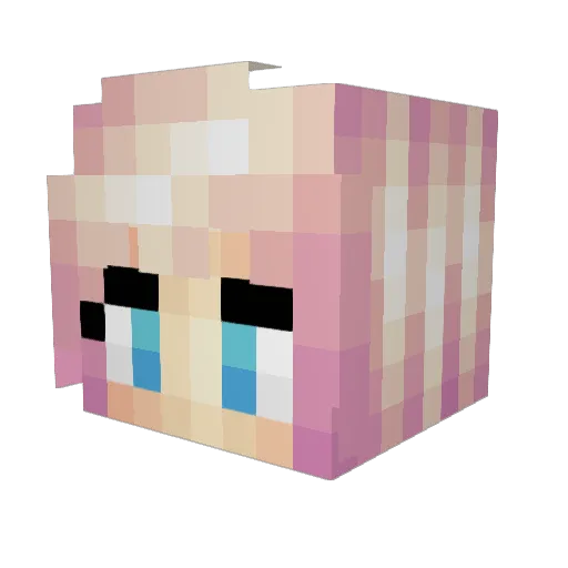 senkyi Minecraft avatar head, 3D render