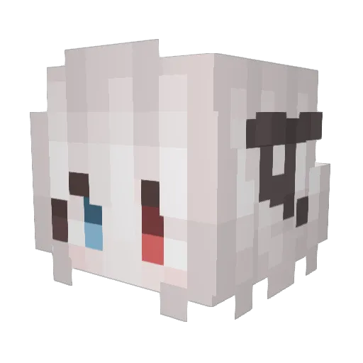 senlin72 Minecraft avatar head, 3D render