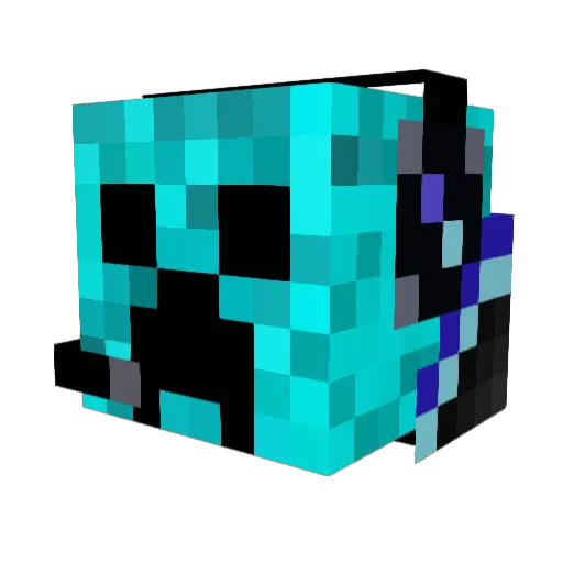 senne25 Minecraft avatar head, 3D render