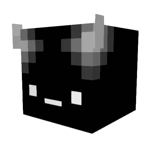 senoms Minecraft avatar head, 3D render