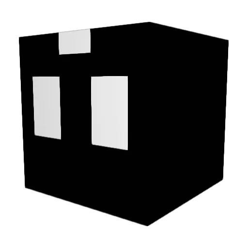 senorpito Minecraft avatar head, 3D render