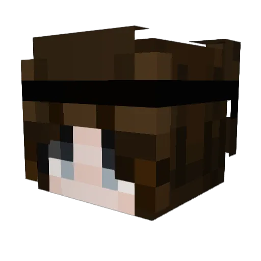 senorscratchy Minecraft avatar head, 3D render