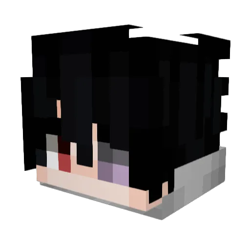 sensei2137 Minecraft avatar head, 3D render