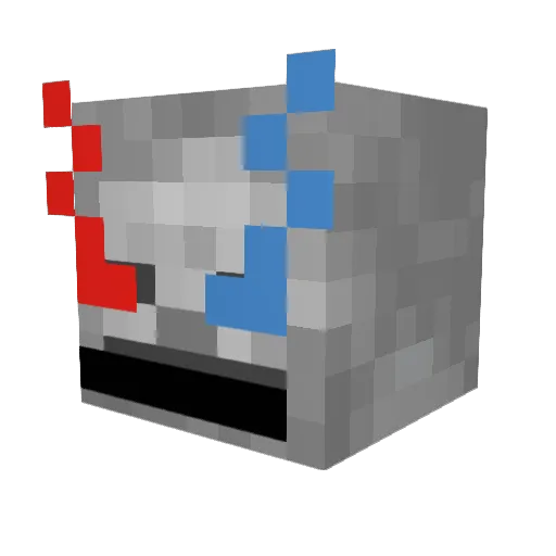 senseiwu64 Minecraft avatar head, 3D render