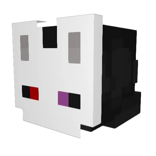 sensivity_ Minecraft avatar head, 3D render
