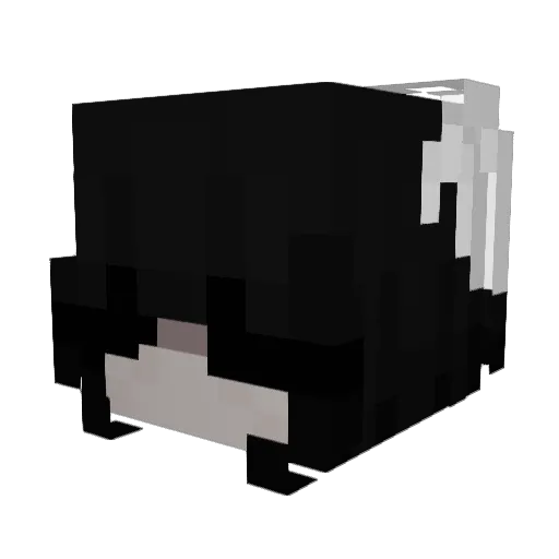 sent1ulka Minecraft avatar head, 3D render