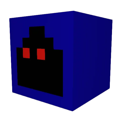 sentafas Minecraft avatar head, 3D render