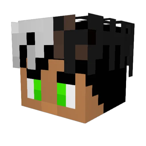 sentaprabandidao Minecraft avatar head, 3D render