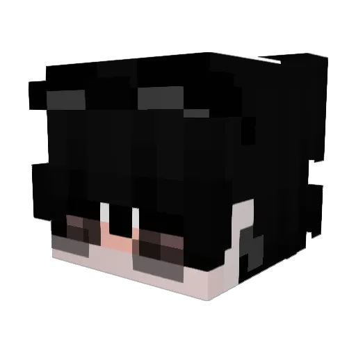 sentbyangels Minecraft avatar head, 3D render