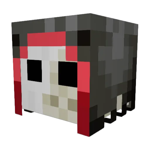 sentry99 Minecraft avatar head, 3D render