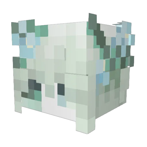 senye21 Minecraft avatar head, 3D render