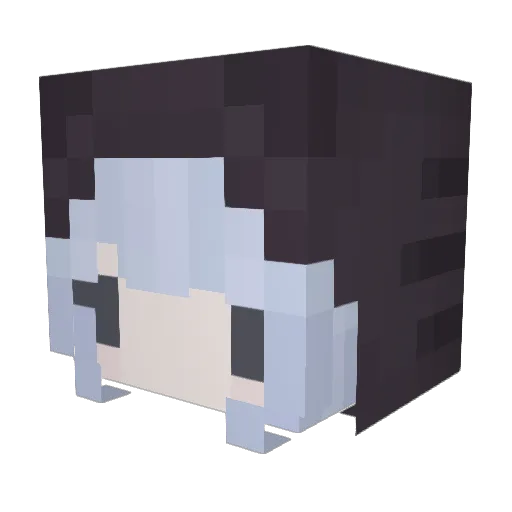 seobuni Minecraft avatar head, 3D render