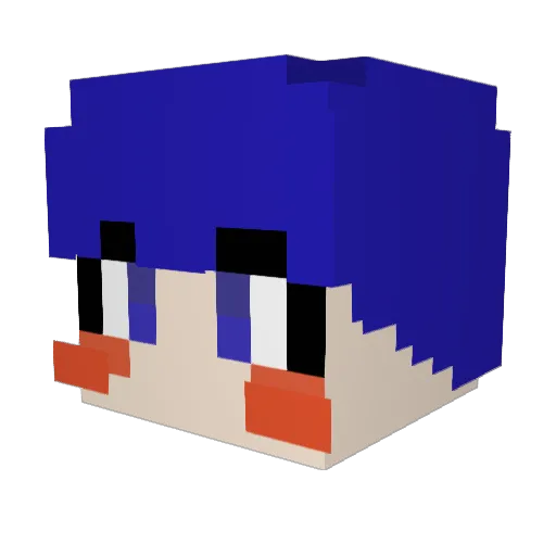 seojin0714 Minecraft avatar head, 3D render