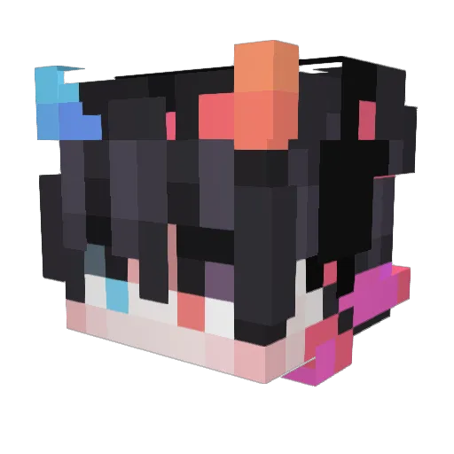 seojin1444 Minecraft avatar head, 3D render