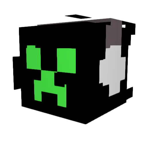 seojuncheon Minecraft avatar head, 3D render