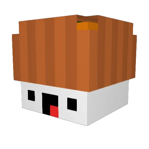 seoki_02 Minecraft avatar head, 3D render