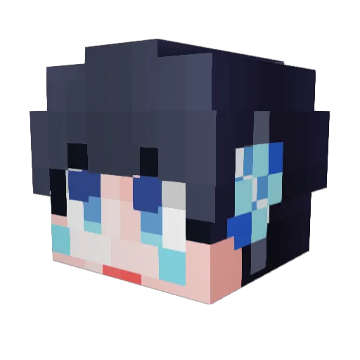 seokw70 Minecraft avatar head, 3D render