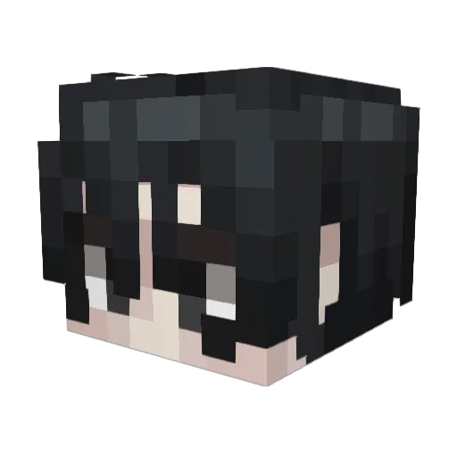 seolyeobuk Minecraft avatar head, 3D render