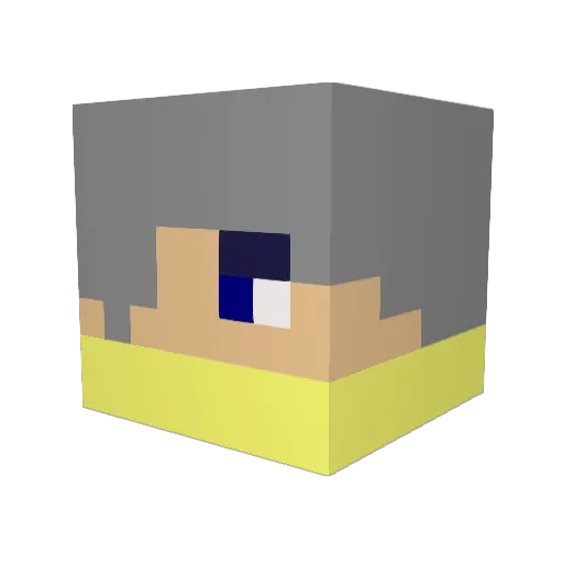 seonghu_kor Minecraft avatar head, 3D render