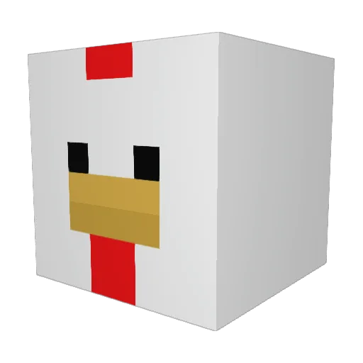 seonghyeonjjing Minecraft avatar head, 3D render