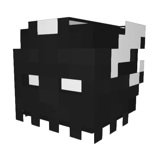 seonkal Minecraft avatar head, 3D render