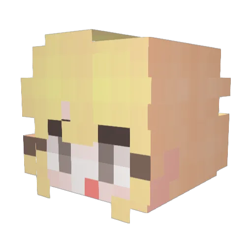 seonoo141 Minecraft avatar head, 3D render