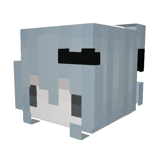 seorin Minecraft avatar head, 3D render