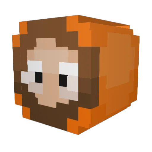 seoriver07 Minecraft avatar head, 3D render