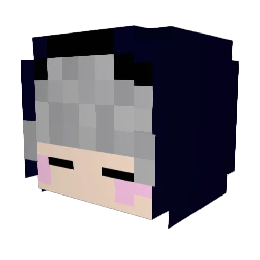 seoryunyi Minecraft avatar head, 3D render