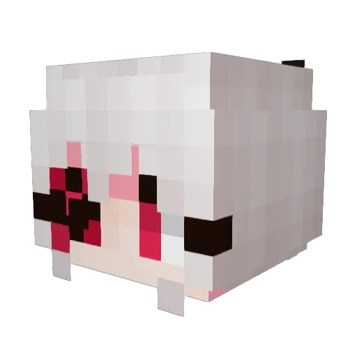 seosh1 Minecraft avatar head, 3D render