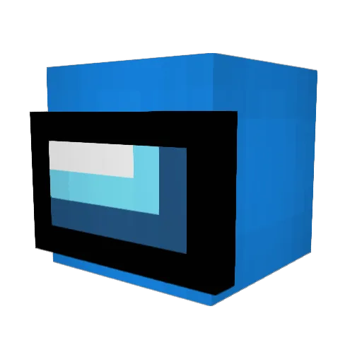 seoul002 Minecraft avatar head, 3D render