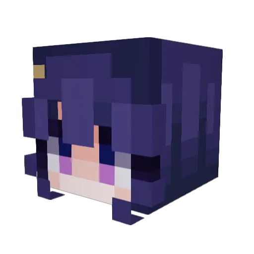 seoul__yasking Minecraft avatar head, 3D render