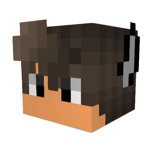 seoul_steve Minecraft avatar head, 3D render
