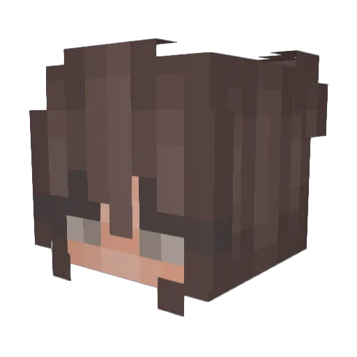 seoulsrain Minecraft avatar head, 3D render