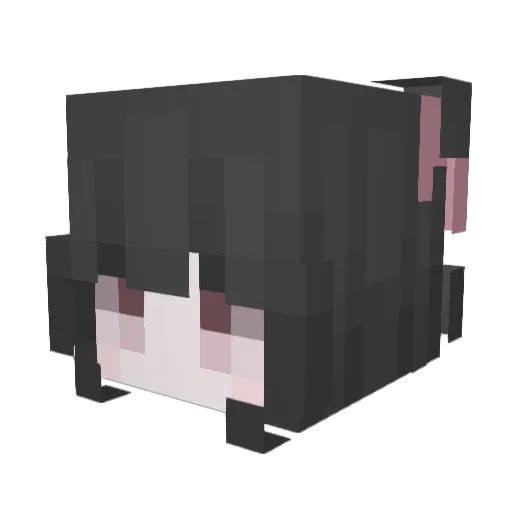 seouo Minecraft avatar head, 3D render