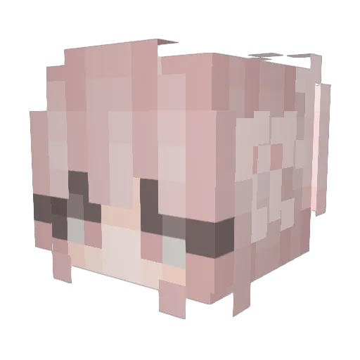 seoyee07 Minecraft avatar head, 3D render
