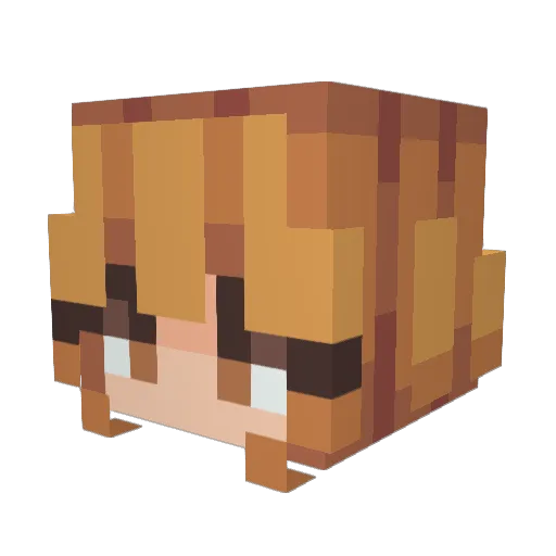 seoyeon_lee Minecraft avatar head, 3D render